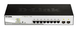 D-LINK D-Link 10-Port Gigabit Smart Managed Switch including 2x SFP ports - DGS-1210-10P