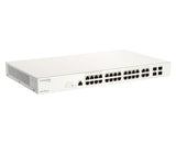 D-LINK D-Link 28-Port Gigabit PoE+ Nuclias Smart Managed Switch including 4x 1G Combo Ports, 193W - DBS-2000-28P