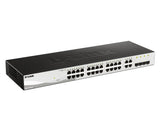 D-LINK D-Link 28-Port Gigabit Smart Managed Switch including 4 Combo Ports - DGS-1210-28