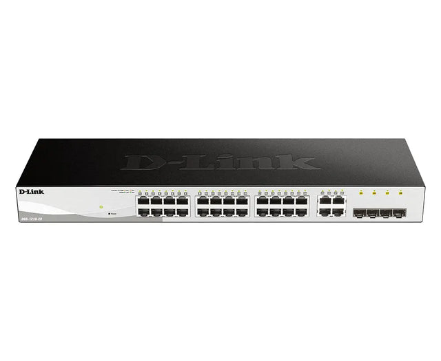 D-LINK D-Link 28-Port Gigabit Smart Managed Switch including 4 Combo Ports - DGS-1210-28