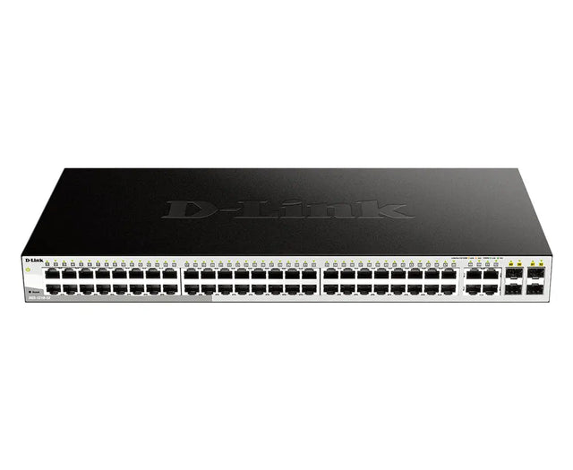 D-LINK D-Link 52-Port Gigabit Smart Managed Switch including 4 x 100/1000Mbps Combo Ports - DGS-1210-52