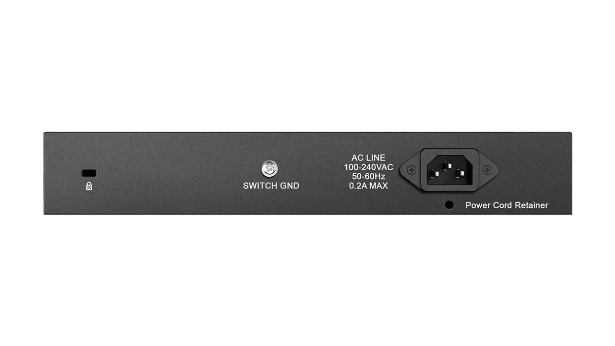 D-LINK D-Link DGS-1016D network switch Unmanaged Gigabit Ethernet (10/100/1000) 1U Black, Silver - DGS-1016D