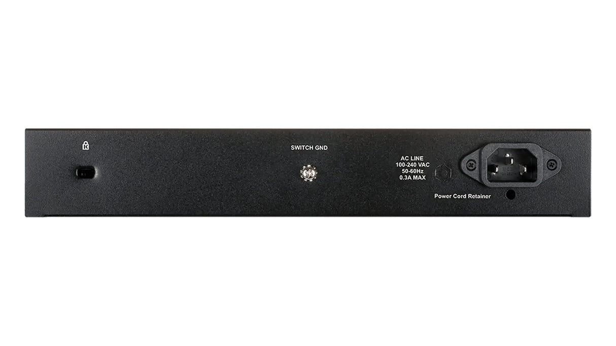 D-LINK D-Link DGS-1024D network switch Unmanaged Gigabit Ethernet (10/100/1000) 1U Black, Silver - DGS-1024D