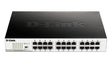 D-LINK D-Link DGS-1024D network switch Unmanaged Gigabit Ethernet (10/100/1000) 1U Black, Silver - DGS-1024D