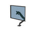Fellowes Platinum Series Monitor Arm - Monitor Mount for 8KG 40 Inch Screens - Adjustable Monitor Desk Mount - Tilt 45° Pan 180° Swivel 360° Rotation 360°, VESA 75 x 75/100 x 100 - Black - 8043301