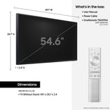 Samsung The Terrace LST7T 139.7 cm (55") 4K Ultra HD Smart TV Wi-Fi Black 2000 cd/m² - QN55LST7DAFXZA SAMSUNG