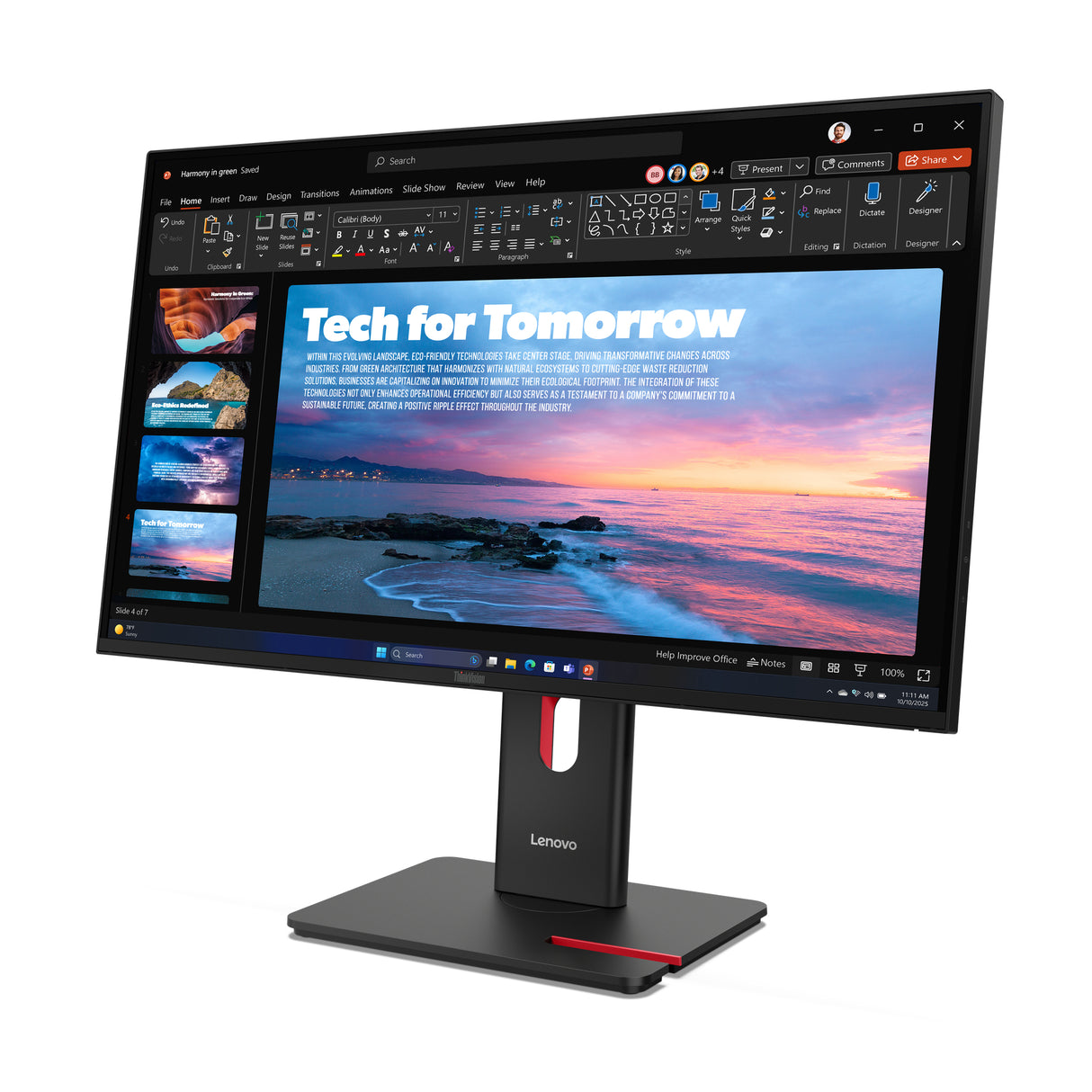 Lenovo ThinkVision T27QD-40 Monitor - 64AAGAR2US