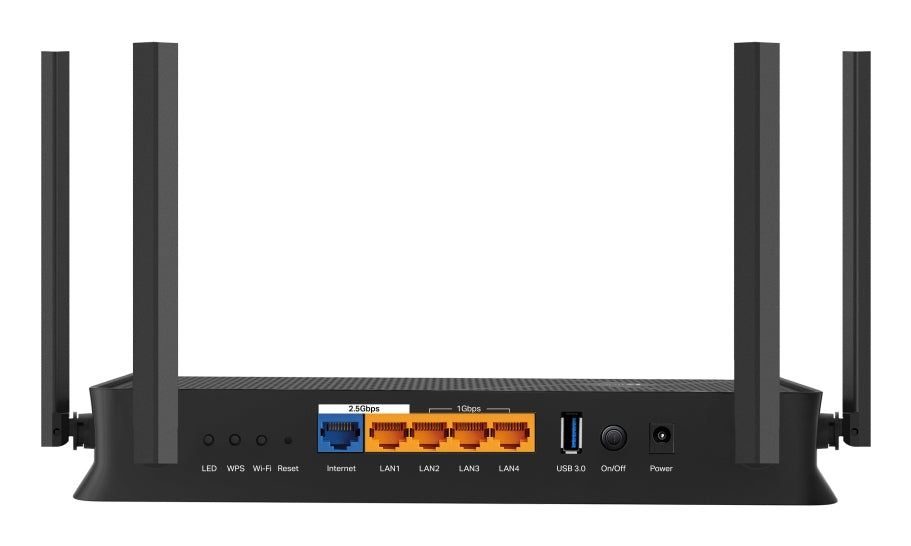 TP-Link Archer BE230 wireless router 2.5 Gigabit Ethernet Dual-band (2.4 GHz / 5 GHz) Black - ARCHER BE230