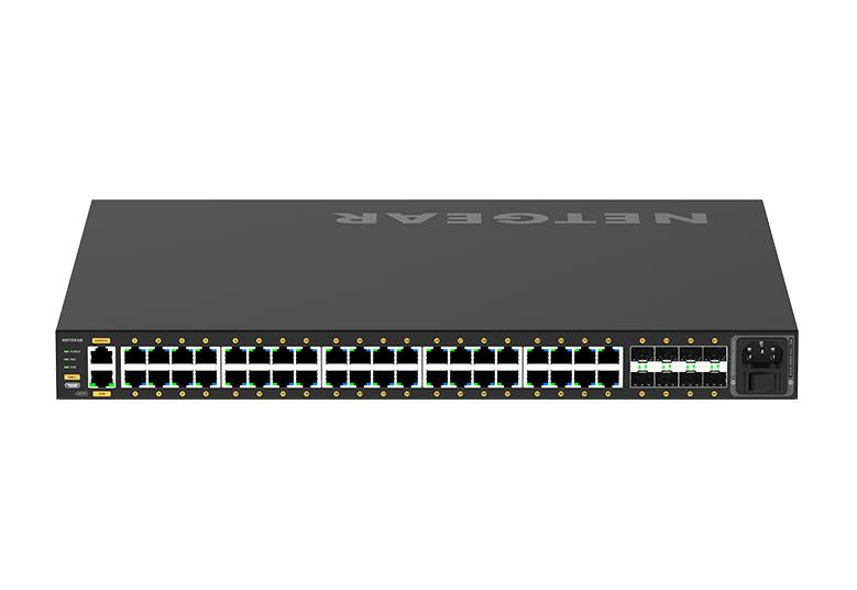 NETGEAR GSM4248PX Managed L2/L3/L4 Gigabit Ethernet (10/100/1000) Power over Ethernet (PoE) 1U Black - GSM4248PX-100NAS