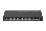 NETGEAR GSM4248PX Managed L2/L3/L4 Gigabit Ethernet (10/100/1000) Power over Ethernet (PoE) 1U Black - GSM4248PX-100NAS