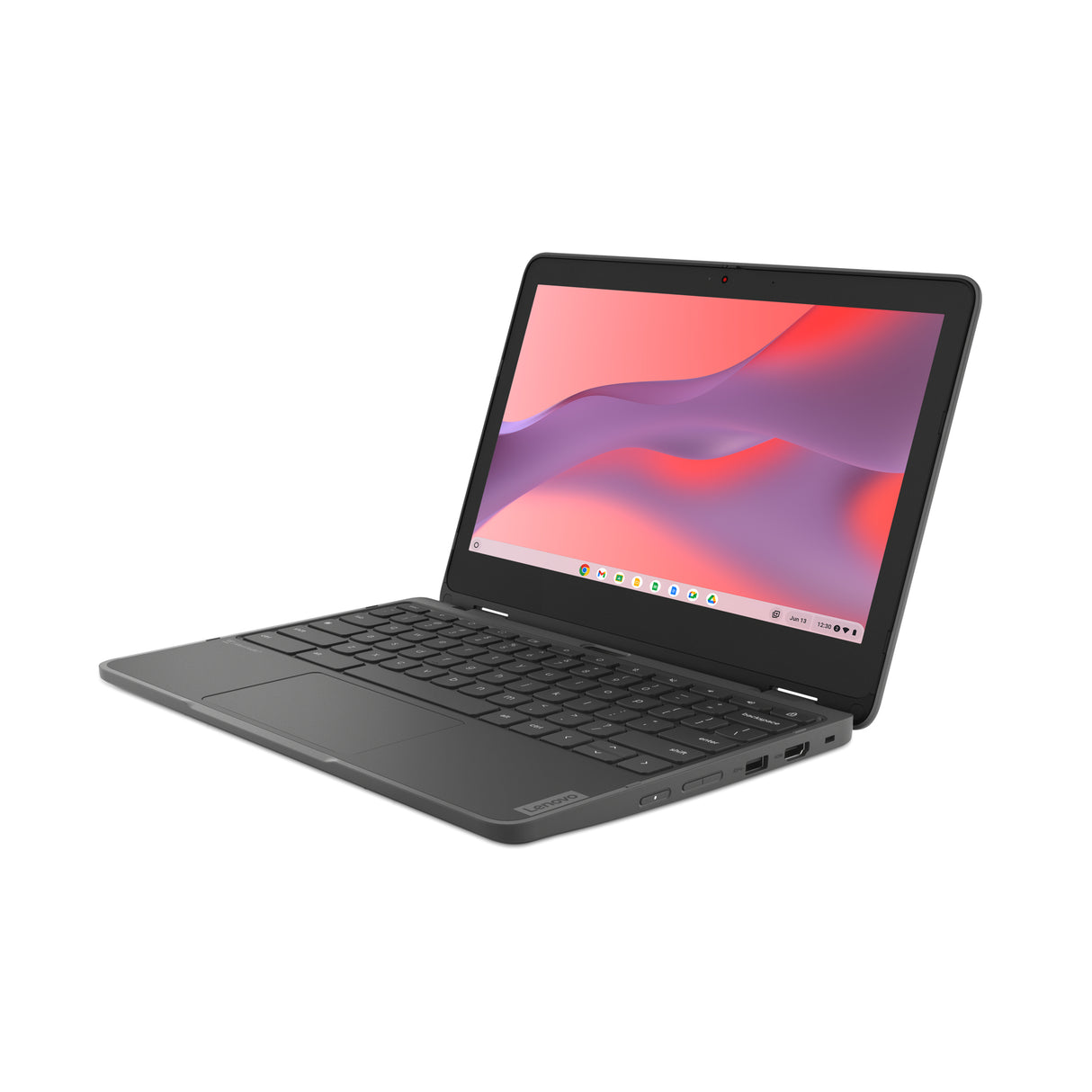 Lenovo 300e Yoga Chromebook Gen 4 MediaTek Kompanio 528 29.5 cm (11.6") Touchscreen HD 8 GB LPDDR4x-SDRAM 64 GB eMMC Wi-Fi 6 (802.11ax) ChromeOS English Grey - 82W2002NUS LENOVO