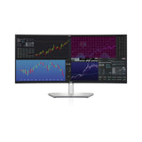 DELL UltraSharp U3824DW computer monitor 95.2 cm (37.5") 3840 x 1600 pixels Wide Quad HD+ LCD Black, Silver - DELL-U3824DW DELL