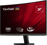 Viewsonic VA VA2416C computer monitor 59.9 cm (23.6") 1920 x 1080 pixels Full HD LCD Black - VA2416C