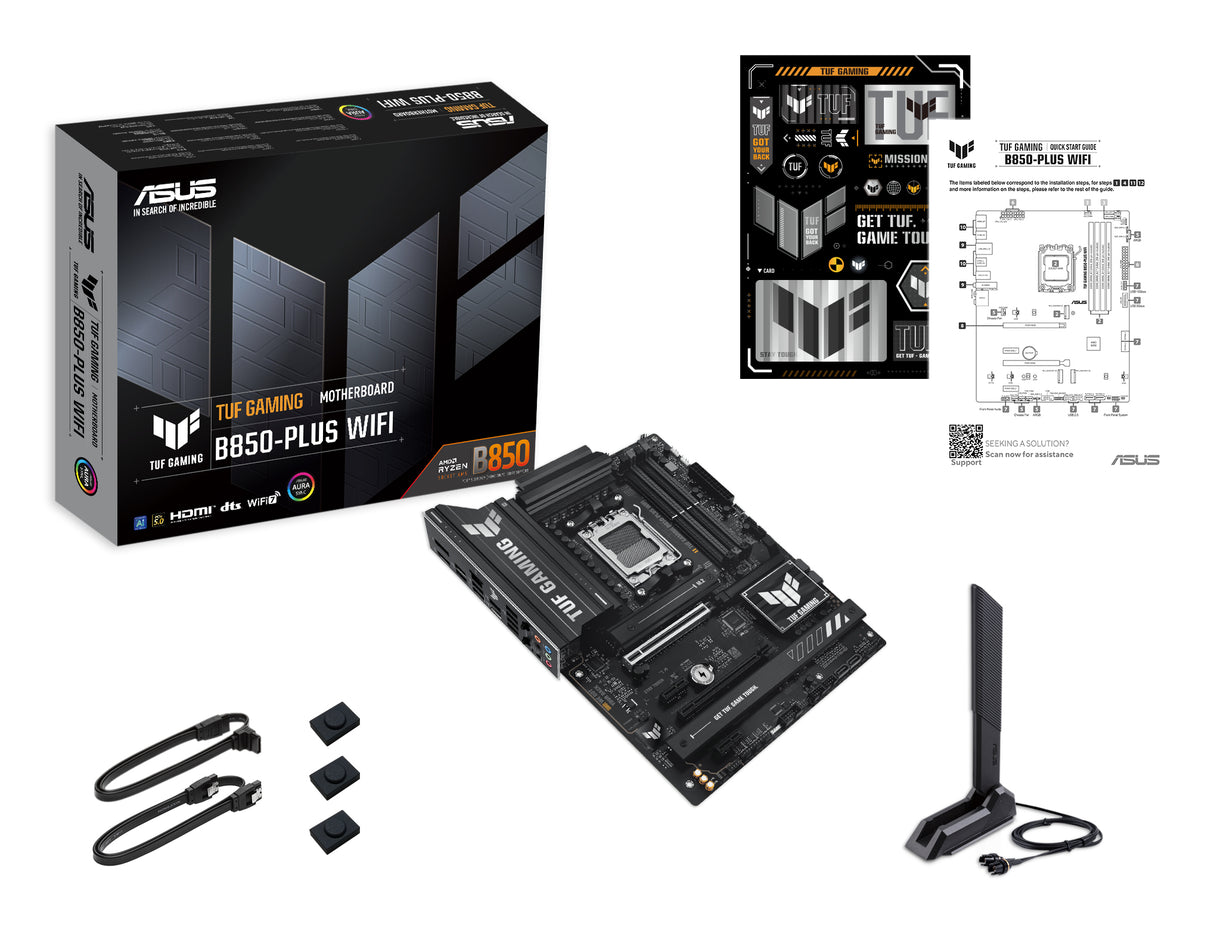 ASUS TUF GAMING B850-PLUS WIFI AMD B850 Socket AM5 ATX - TUF GAMING B850-PLUS WIFI