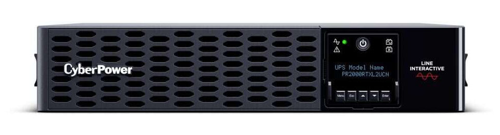 CyberPower Smart App Sinewave uninterruptible power supply (UPS) Line-Interactive 2 kVA 2000 W 8 AC outlet(s) - PR2000RTXL2UCN
