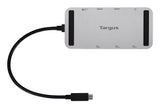Targus DOCK429GL laptop dock/port replicator Wired USB4 Silver - DOCK429GL