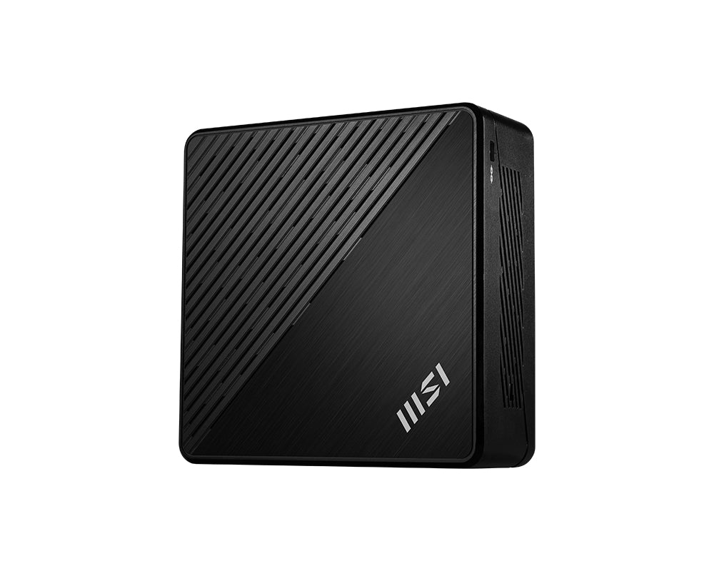 MSI Cubi ADL-005US Intel Pentium N N200 4 GB DDR4-SDRAM 128 GB SSD Windows 11 Pro Mini PC Workstation Black - CUBNADL005 MSI