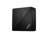 MSI Cubi ADL-005US Intel Pentium N N200 4 GB DDR4-SDRAM 128 GB SSD Windows 11 Pro Mini PC Workstation Black - CUBNADL005 MSI