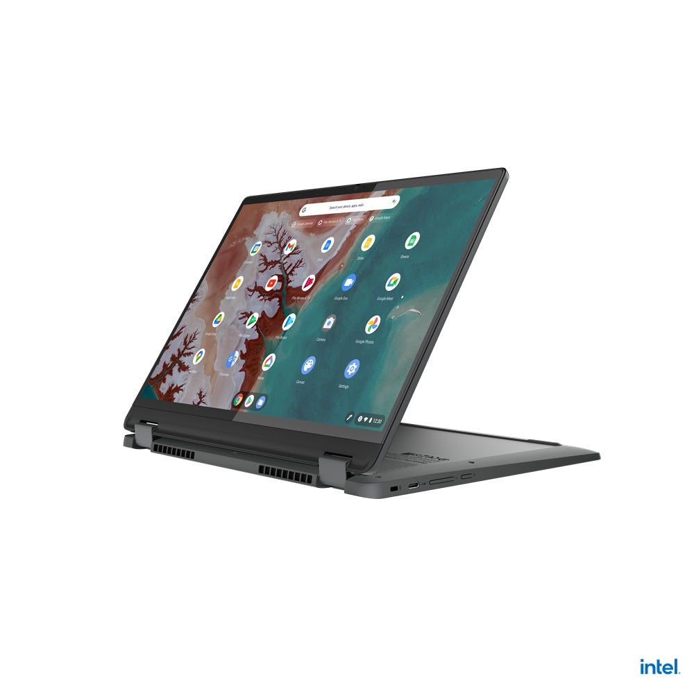 Lenovo Flex5 Chrome 14IAU Intel® Core™ i5 i5-1235U Chromebook 35.6 cm (14") Touchscreen WUXGA 8 GB LPDDR4x-SDRAM 256 GB SSD Wi-Fi 6E (802.11ax) ChromeOS US English Grey - 83AJ0000UX LENOVO