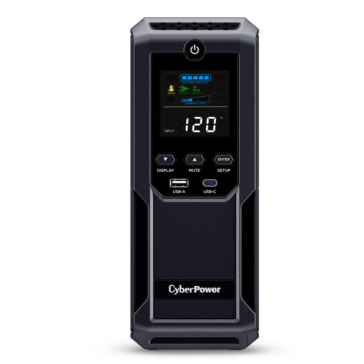 CyberPower LCD CP1500AVRLCD3 uninterruptible power supply (UPS) Line-Interactive 1.5 kVA 900 W 12 AC outlet(s) - CP1500AVRLCD3 CYBERPOWER