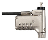 Targus ASP106RGLXS cable lock Silver, Black 2 m - ASP106RGLXS