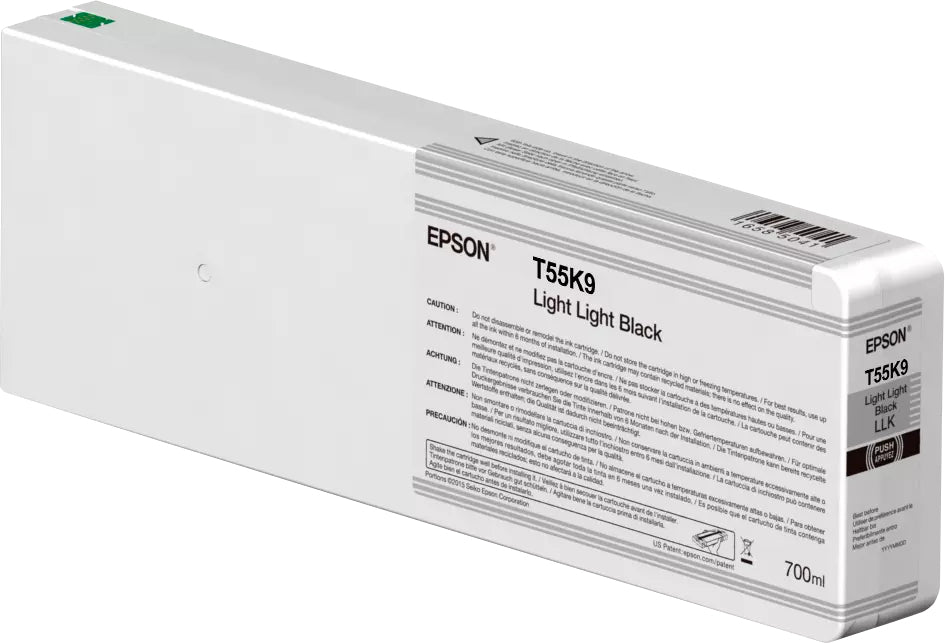 Epson Light Light Black UltraChrome HD Ink Cartridge (700ml) - T55K900