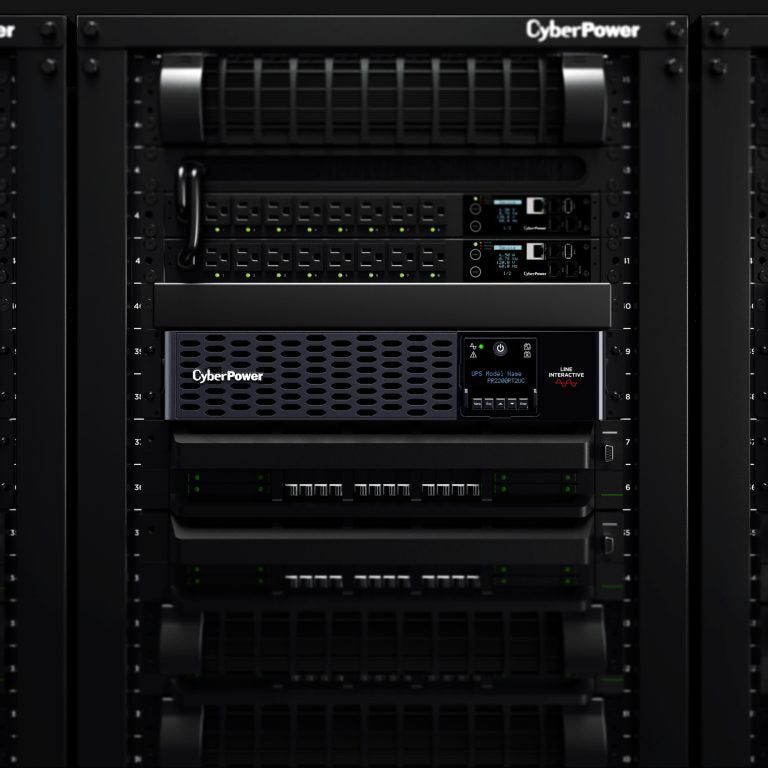 CyberPower Smart App Sinewave uninterruptible power supply (UPS) Line-Interactive 2.2 kVA 2200 W 8 AC outlet(s) - PR2200RT2UC