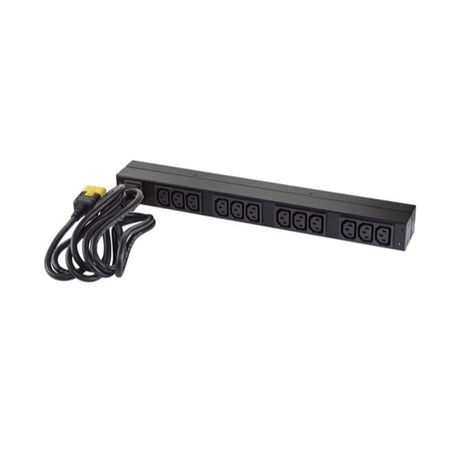 APC Power distribution unit(PDU) APC NetShelter Basic Rack PDU, 1U, 1PH, 3.7kW 230V 16A or 3.3kW 208V 16A, x12 C13 outlets, C20 cord - AP9565
