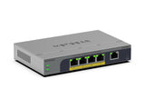 NETGEAR GS105EP Unmanaged Gigabit Ethernet (10/100/1000) Power over Ethernet (PoE) Grey - GS105EP-100NAS