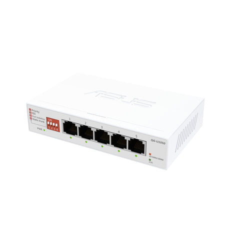 ASUS QG-U1050 Unmanaged 2.5G Ethernet (100/1000/2500) White - QG-U1050 ASUS