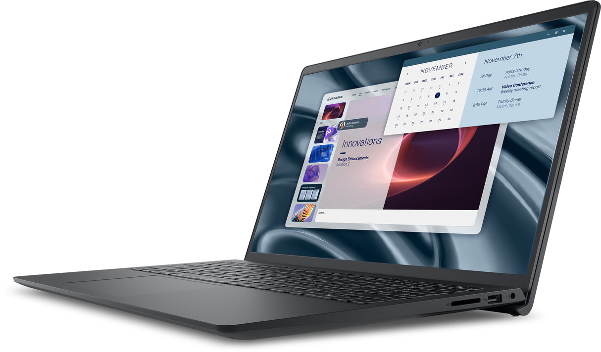 DELL Pro 15 Essential PV15255 AMD Ryzen™ 3 7320U Laptop 39.6 cm (15.6") Full HD 8 GB LPDDR5-SDRAM 512 GB SSD Wi-Fi 5 (802.11ac) Windows 11 Pro US English Black - 0M7JD DELL