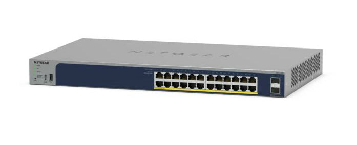 NETGEAR GS724TPP-300NAS network switch Managed L2 Gigabit Ethernet (10/100/1000) Power over Ethernet (PoE) Grey - GS724TPP-300NAS
