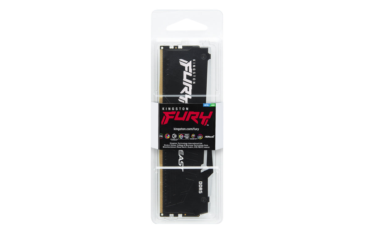 Kingston Technology FURY Beast 16GB 5600MT/s DDR5 CL36 DIMM RGB - KF556C36BBEA-16 KINGSTON
