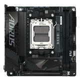 GIGABYTE B850I AORUS PRO Motherboard - AMD Ryzen 9000 Series CPUs, 8+2+1 Phases Digital VRM, up to 8400MHz DDR5 (OC), 1xPCIe 5.0 + 1xPCIe 4.0 M.2, 2.5LAN, WIFI 7, USB 3.2 Gen 2 - B850I AORUS PRO