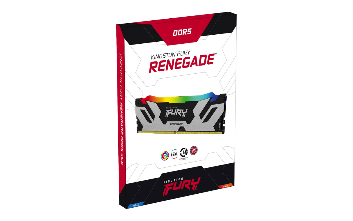 KINGSTON Kingston Technology FURY 32GB 6400MT/s DDR5 CL32 DIMM (Kit of 2) Renegade RGB - KF564C32RSAK2-32