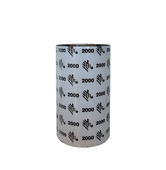 Zebra TT Ribbon, Wax (4.33" x 984') (1" Core) - 02000BK11030 ZEBRA