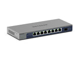 NETGEAR GS108X Unmanaged L2 Gigabit Ethernet (10/100/1000) Grey - GS108X-100NAS