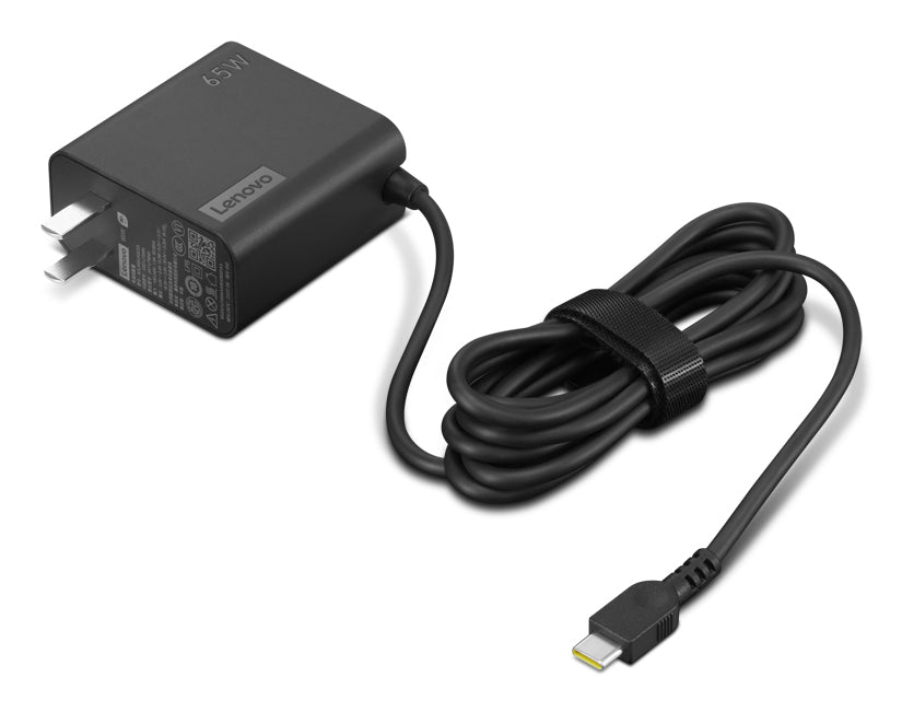 Lenovo 4X21L54608 power adapter/inverter Indoor 65 W Black - 4X21L54608