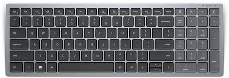 DELL DELL KB740 keyboard Office RF Wireless + Bluetooth QWERTY English Grey, Black