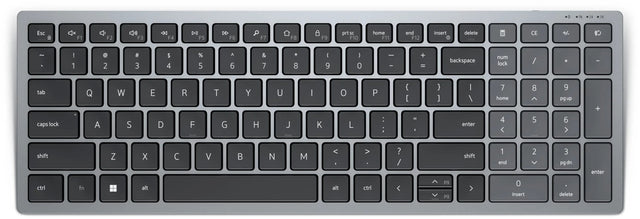 DELL DELL KB740 keyboard Office RF Wireless + Bluetooth QWERTY English Grey, Black