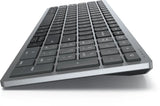 DELL DELL KB740 keyboard Office RF Wireless + Bluetooth QWERTY English Grey, Black