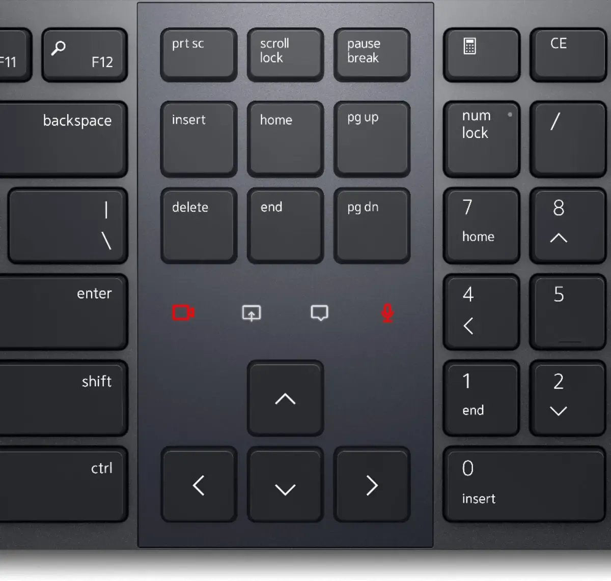 DELL DELL KB900 keyboard Office RF Wireless Black - KB900-GR-US