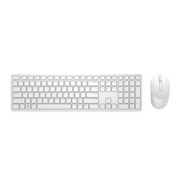 DELL DELL KM5221W-WH keyboard Mouse included Office RF Wireless QWERTY US English White