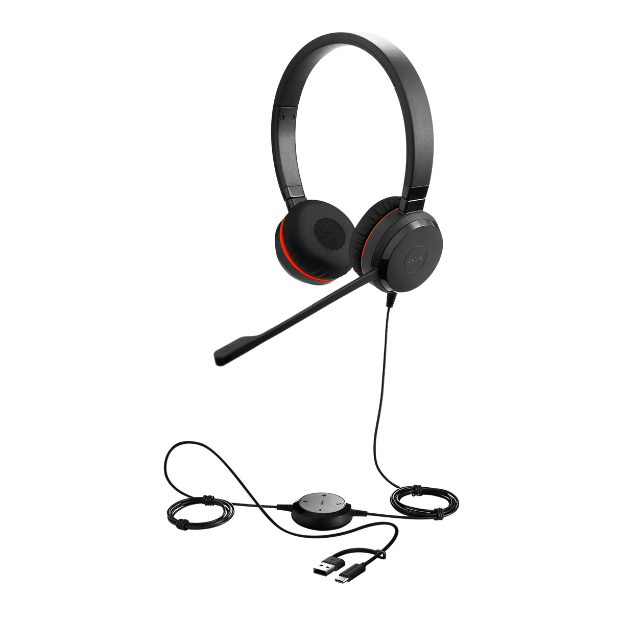 Jabra Evolve 20 SE UC Stereo USB-C/A, Leatherettes - 4999-829-489-01 JABRA