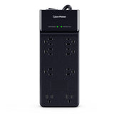 CyberPower CSB806R1 surge protector Black 8 AC outlet(s) 125 V 1.8 m - CSB806R1