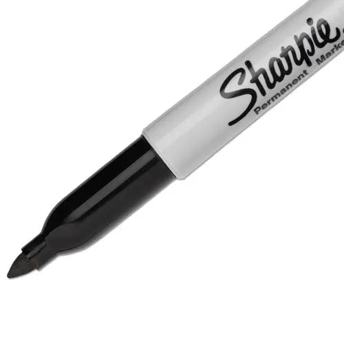 DYMO DYMO Fine Tip Permanent Marker, Fine Bullet Tip, Black, Dozen - 30001B