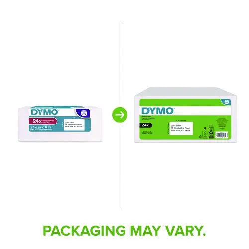 DYMO DYMO Labels for LabelWriter Label Printer, 2.31" x 4", White, 300 Labels/Roll, 24 Rolls/Pack - 2050769