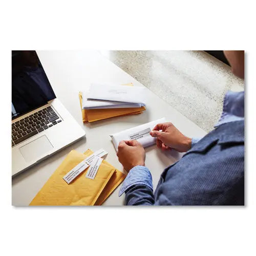 DYMO DYMO LabelWriter Address Labels, 1.12" x 3.5", White, 350 Labels/Roll, 2 Rolls/Pack - 30252