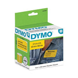 DYMO DYMO LabelWriter Name Badge/Shipping Labels, 2.13", Black on Yellow, 220 Labels/Roll - 2133382