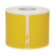 DYMO DYMO LabelWriter Name Badge/Shipping Labels, 2.13", Black on Yellow, 220 Labels/Roll - 2133382